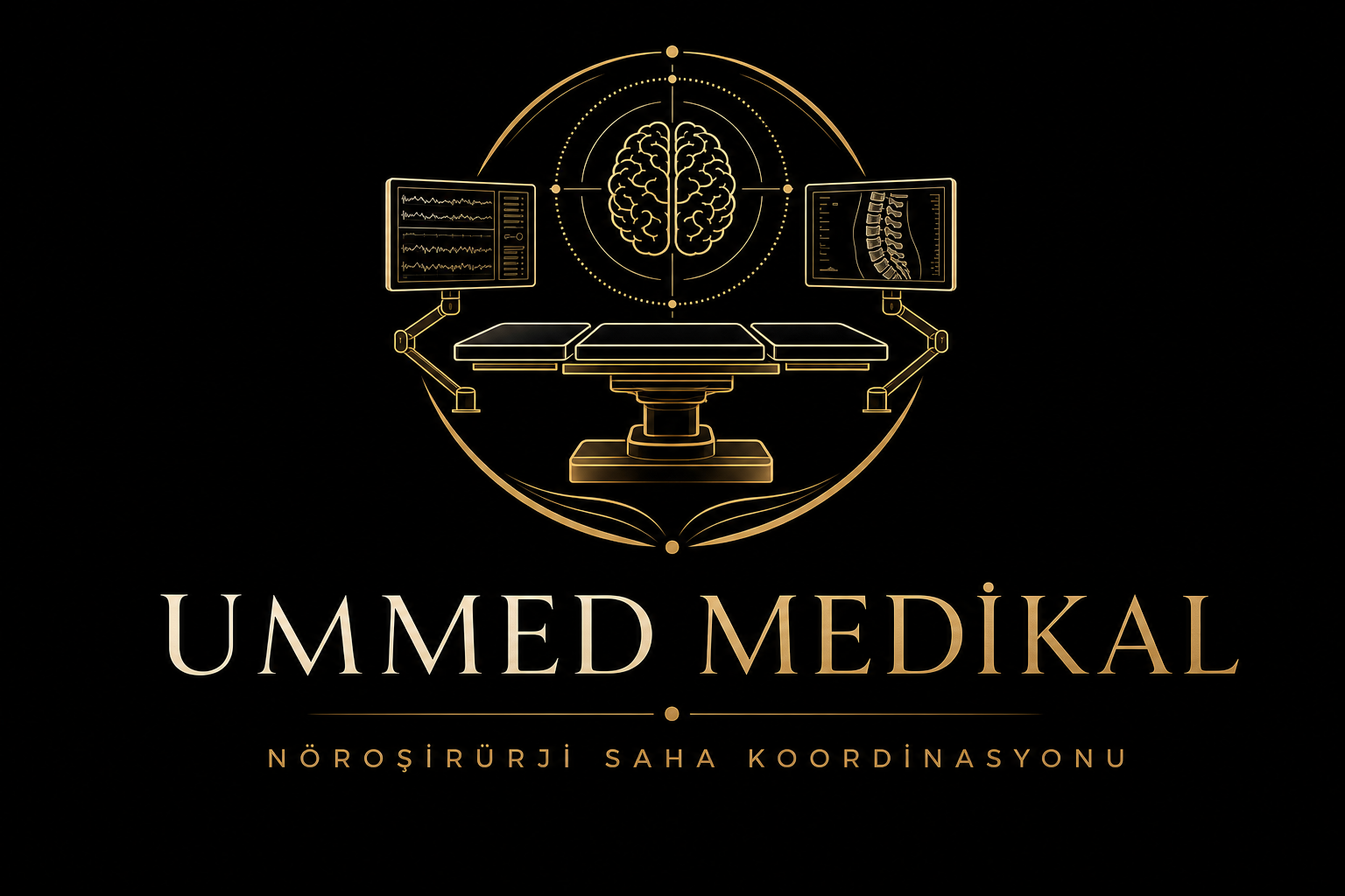 Ummed Medikal ameliyathane koordinasyonu ve nöroşirürji amblemi